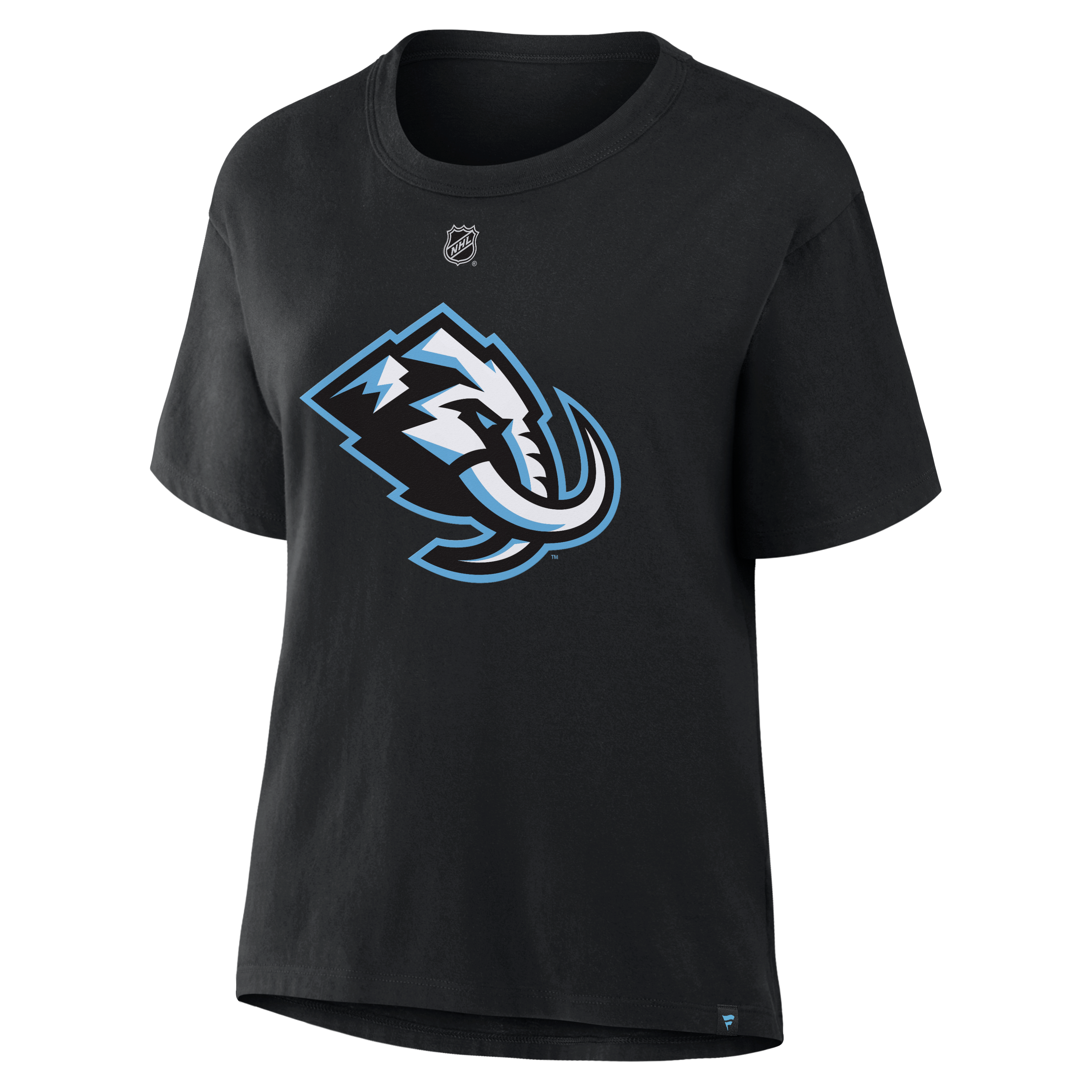 T-shirt authentique Fanatics Vincent Trocheck noir Utah Mammoth pour femme, avec nom et numéro.