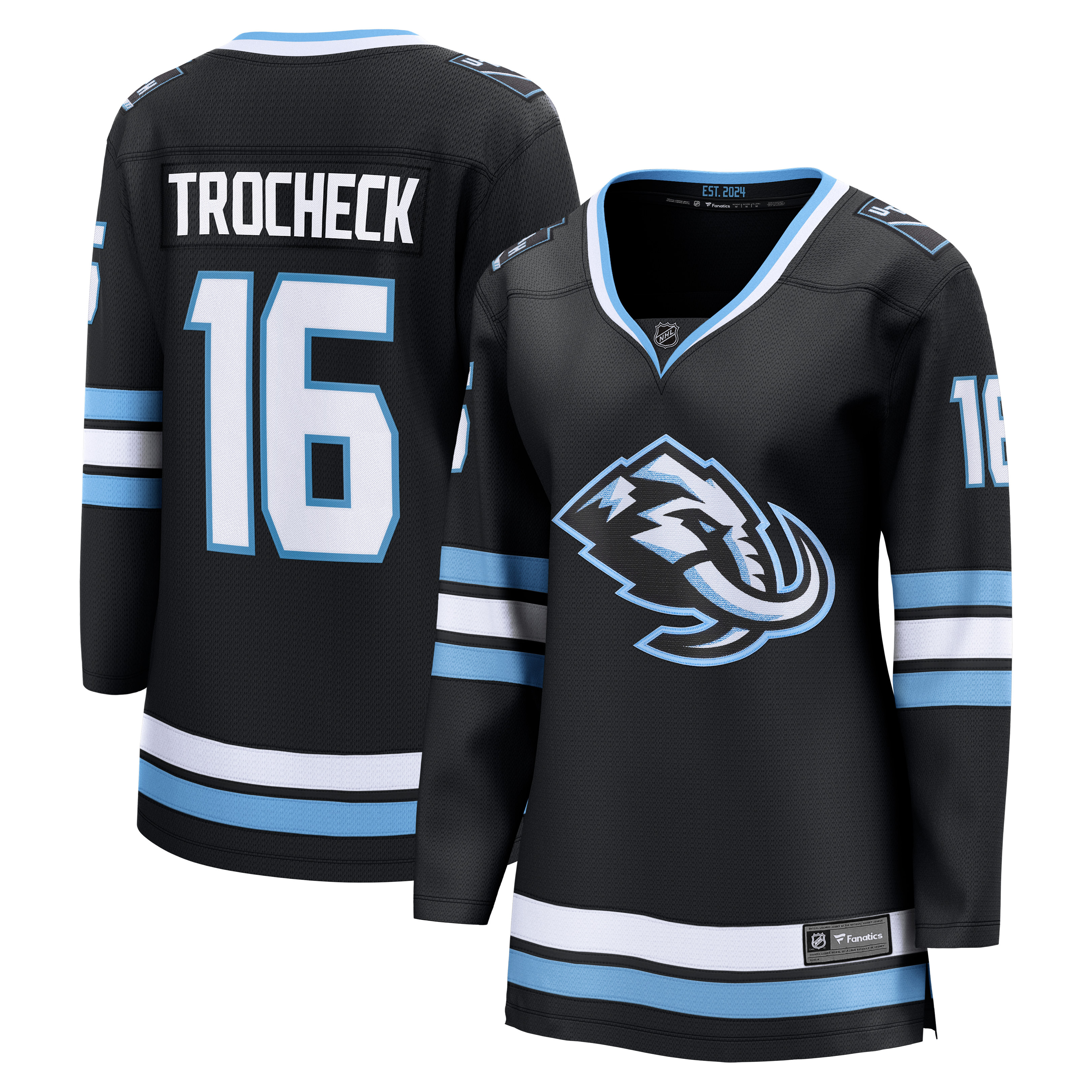 Maillot domicile Breakaway noir Vincent Trocheck Utah Mammoth pour femmes (Fanatics)