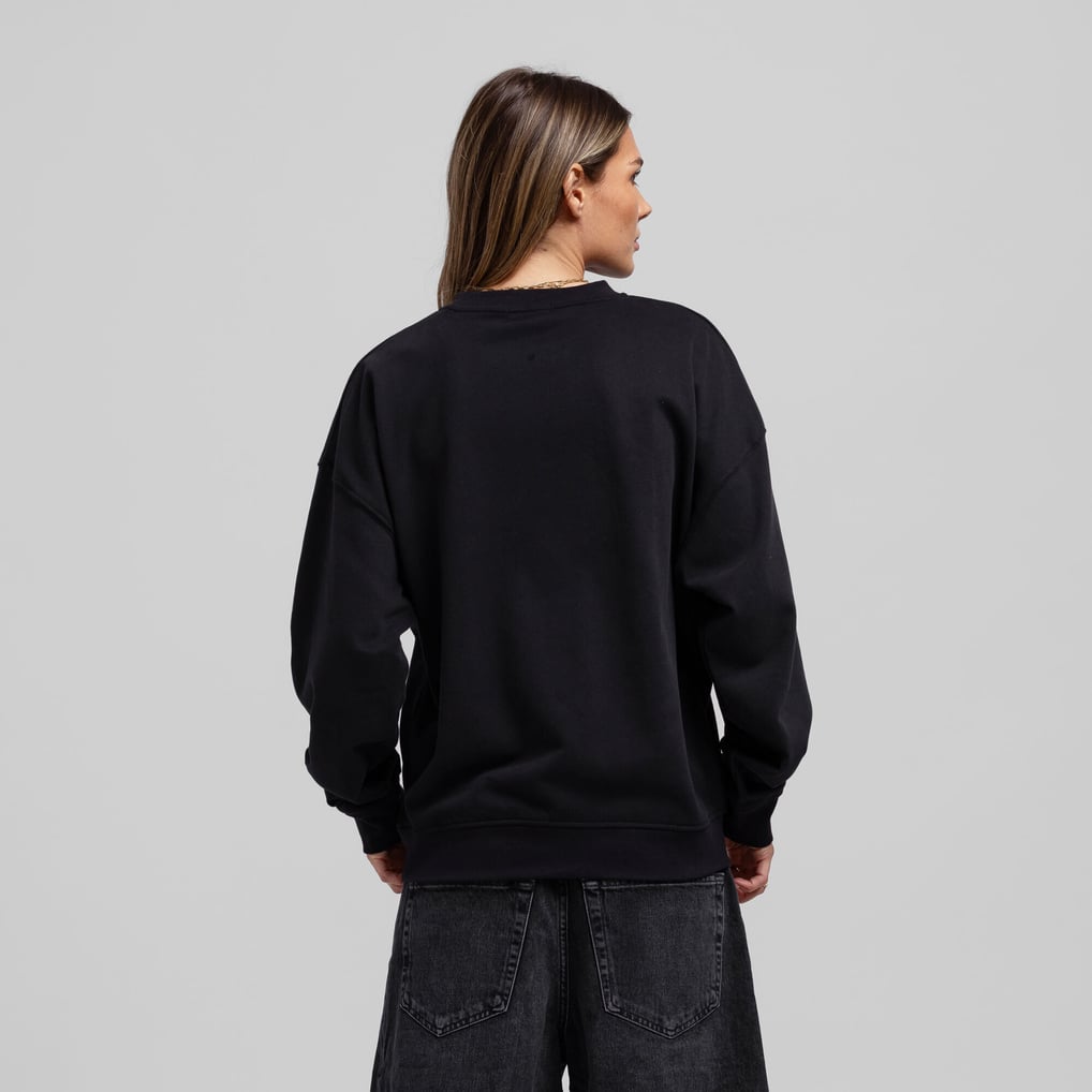 Women's Utah Mammoth Mitchell & Ness Black Core Oversized Sweatshirt
