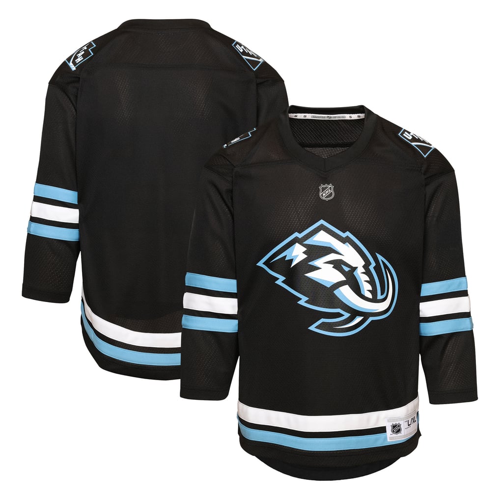 Maillot réplique noir domicile Utah Mammoth pour jeunes