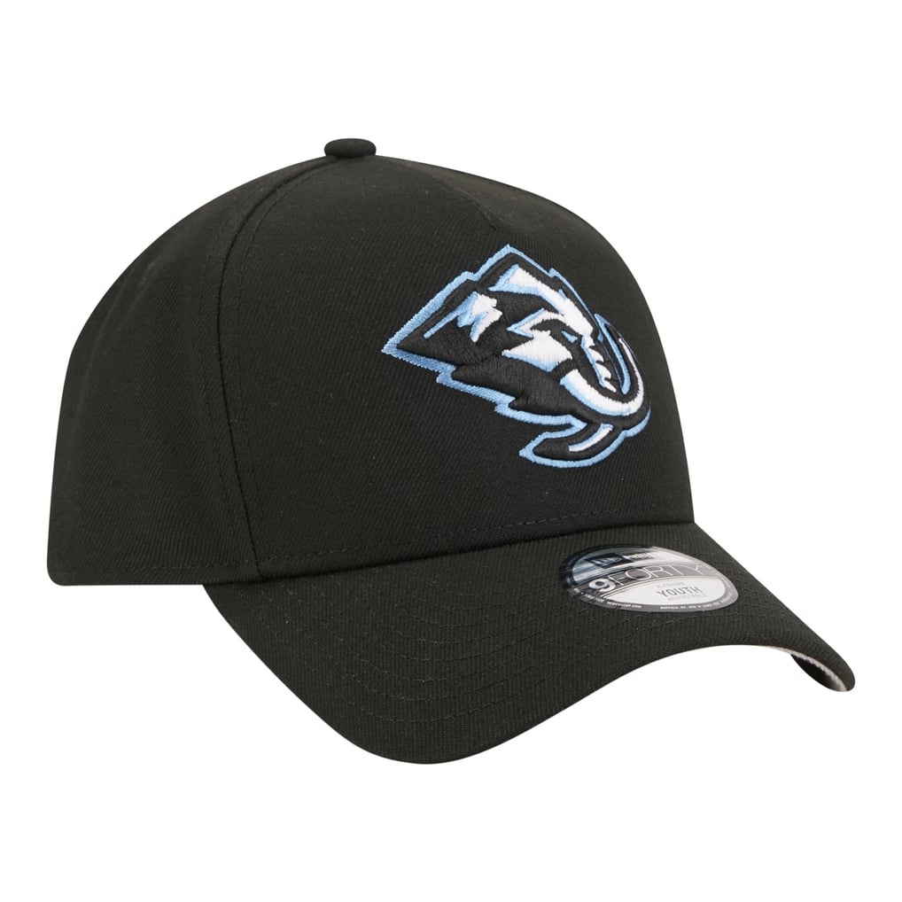 Casquette ajustable New Era 9FORTY noire Utah Mammoth pour jeunes