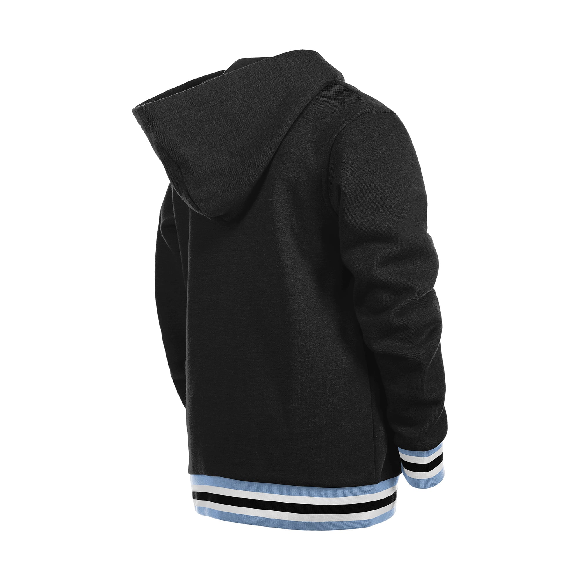 Youth New Era Black Utah Mammoth Knit Trim Pullover Hoodie