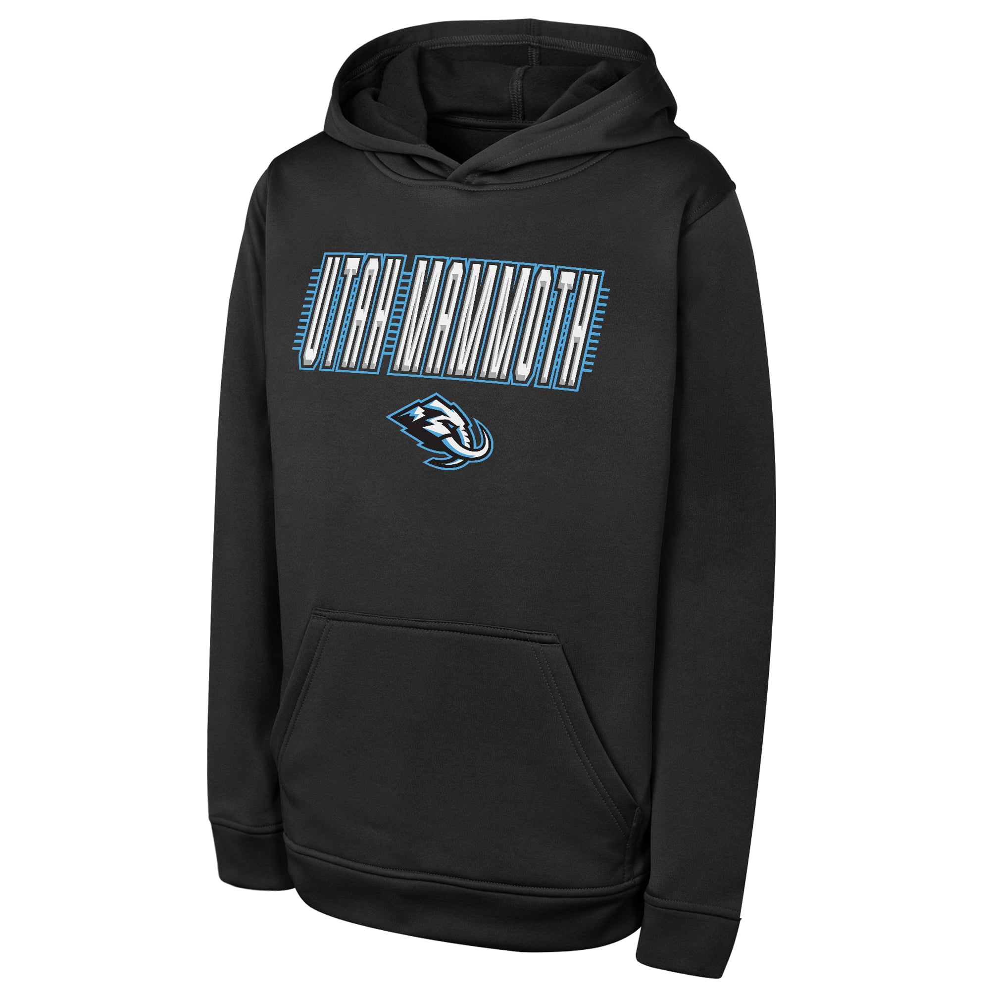 Youth Outerstuff Black Utah Mammoth Sack Party Performance Hoodie