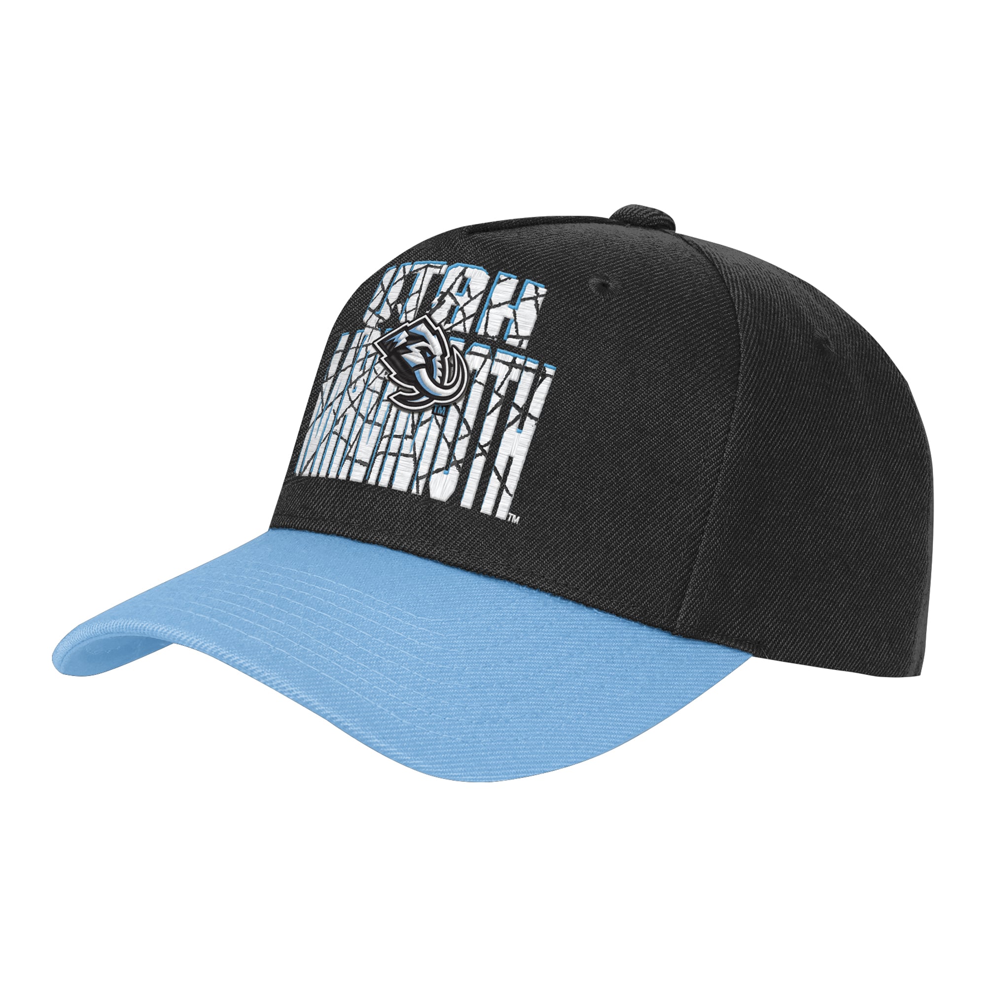 Chapeau ajustable Youth Outerstuff Utah Mammoth Ice Breaker noir/bleu clair