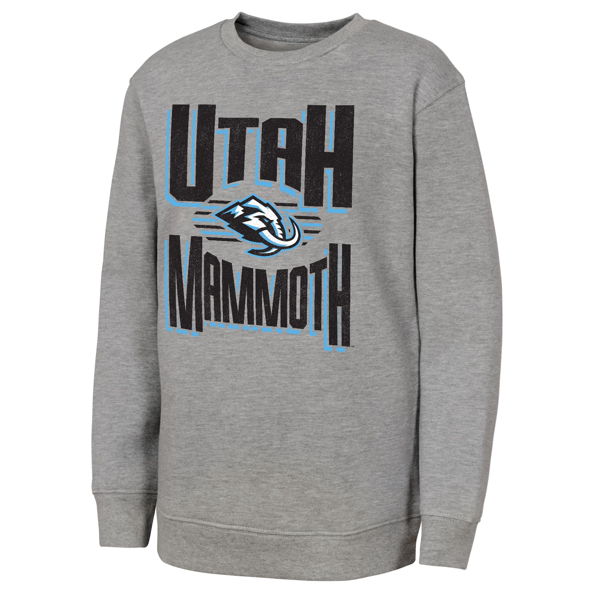 Sweat-shirt gris Youth Outerstuff Utah Mammoth Jet Stream