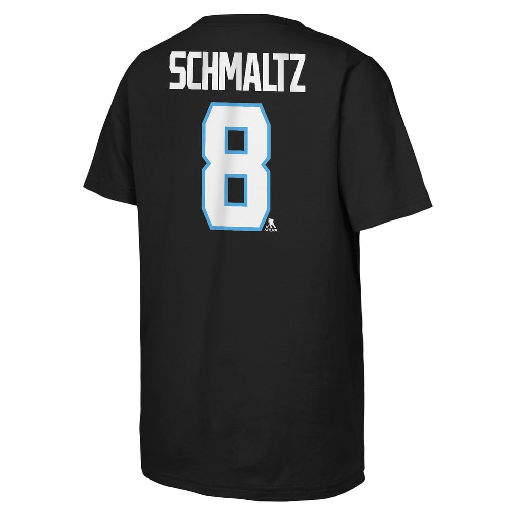 T-shirt noir avec nom et numéro Outerstuff pour jeunes Utah Mammoth Nick Schmaltz