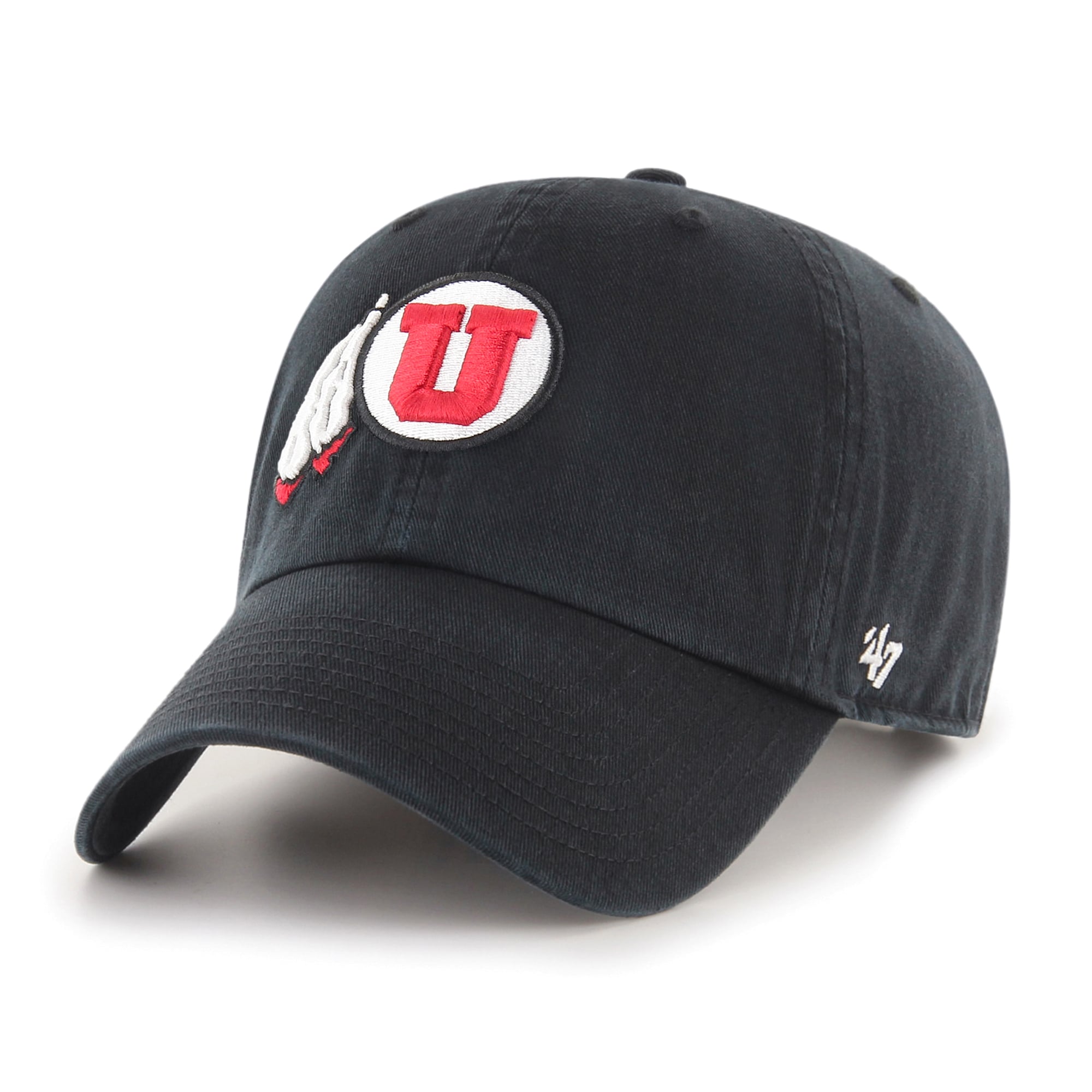Men's '47 Red Utah Utes Clean Up Adjustable Hat