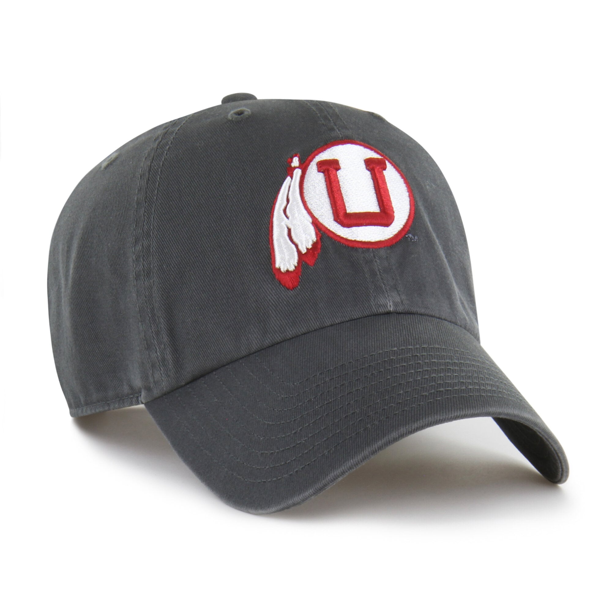 Men's '47 Charcoal Utah Utes Vault Clean Up Adjustable Hat