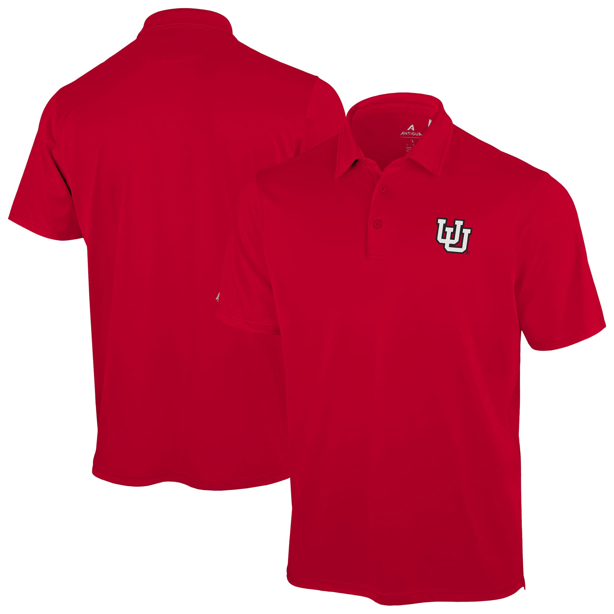 Polo Antigua rouge Utah Utes Unshakeable Solid pour homme