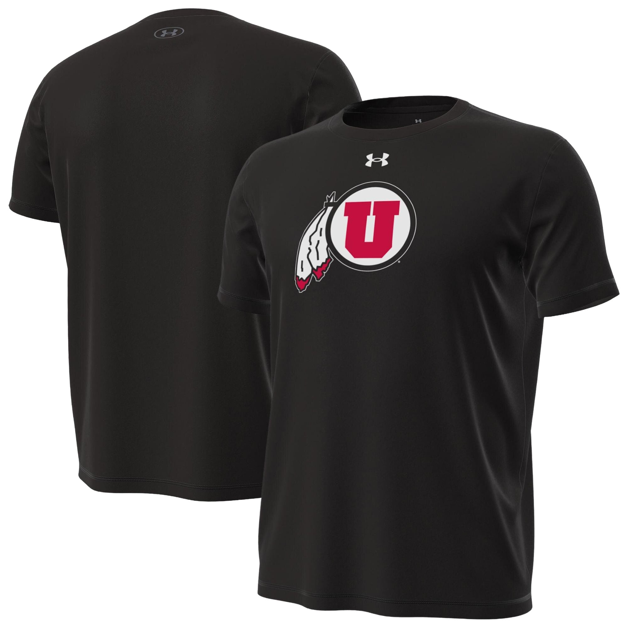 Men's Under Armour Utah Utes Primary Tech Stretch T-Shirt