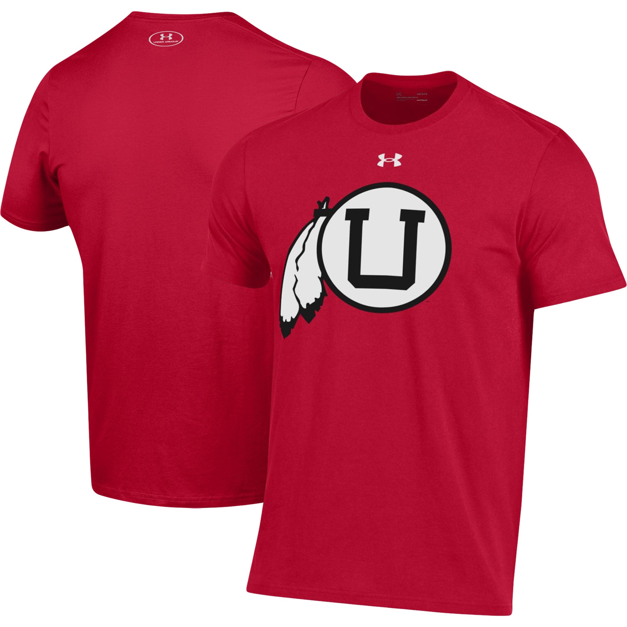 Red Ut Men's Under Armour Red Utah Utes Alternate Logo T-Shirt