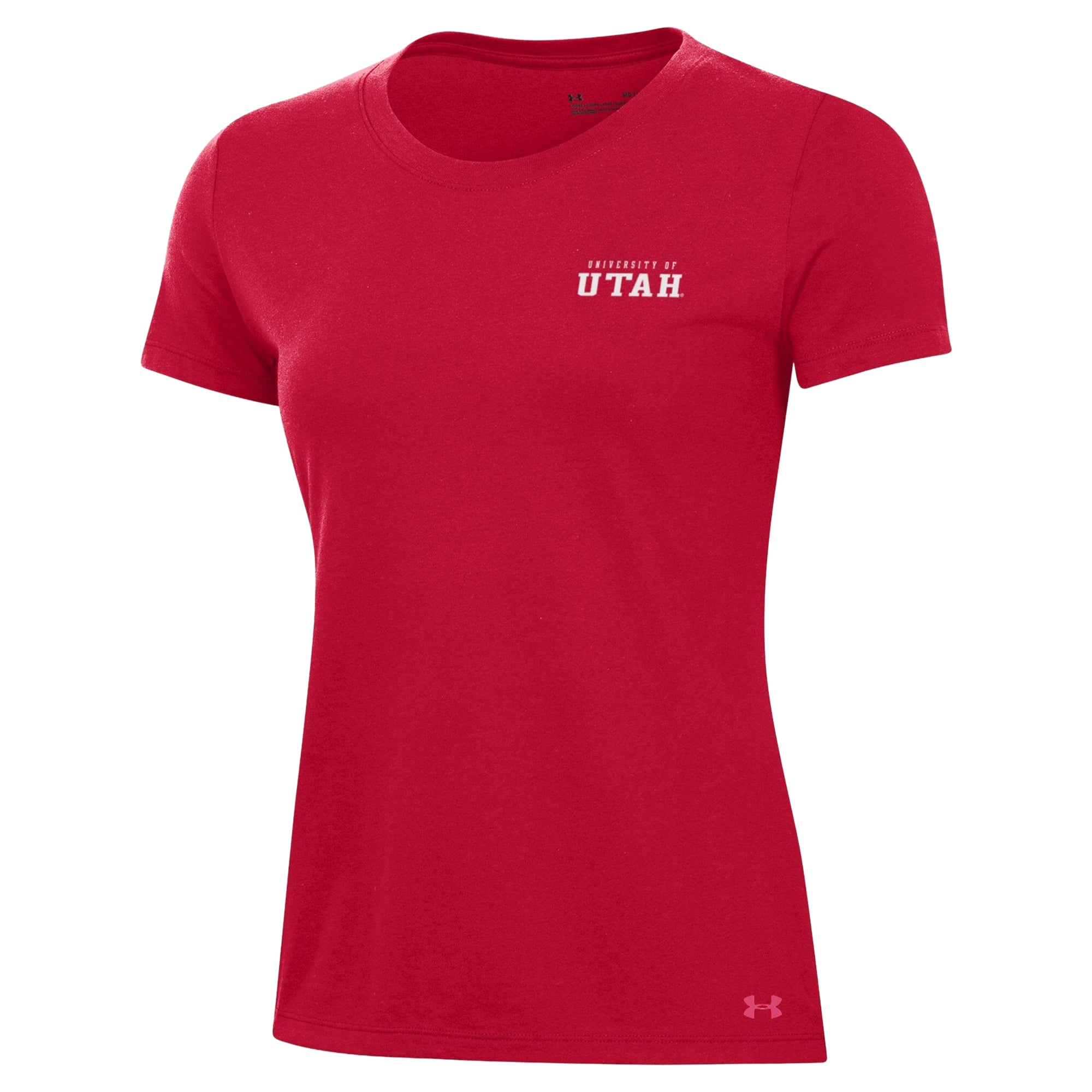 Women's Under Armour Red Utah Utes Performance Cotton T-Shirt
