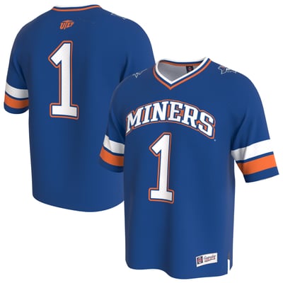 UTEP Miners GameDay Greats Unisex Lightweight Collegiate Football Fashion Jersey - Navy