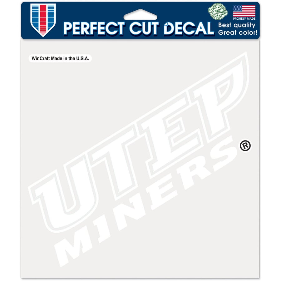 Win Decal WinCraft UTEP Miners 8