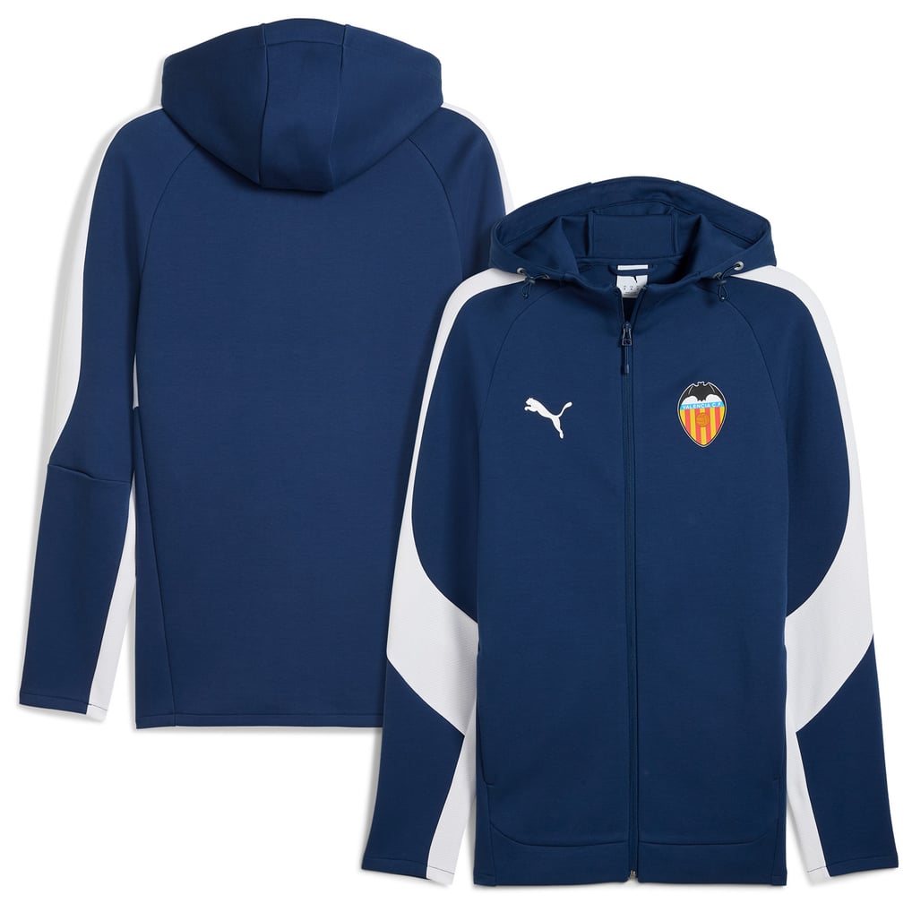 Valencia PUMA EVOSTRIPE Hooded Jacket - Blue