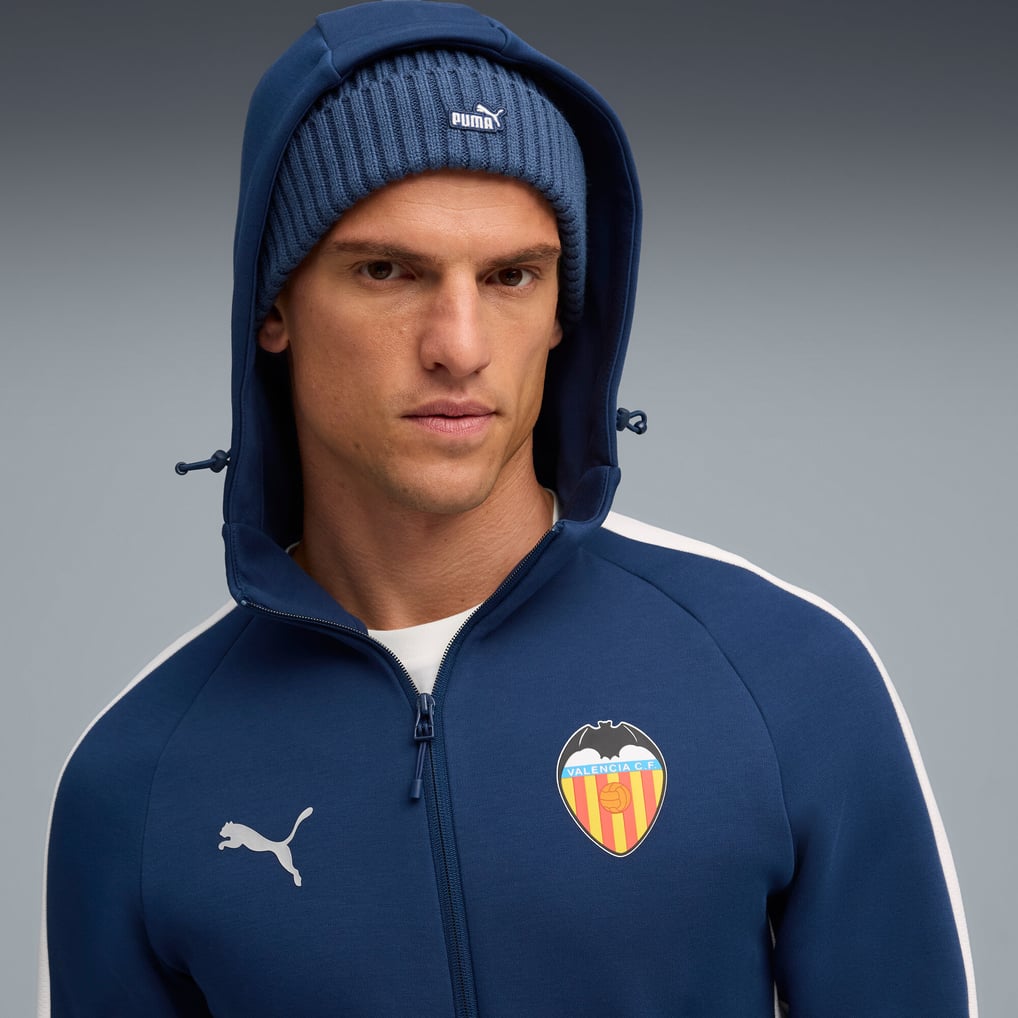 Valencia PUMA EVOSTRIPE Hooded Jacket - Blue