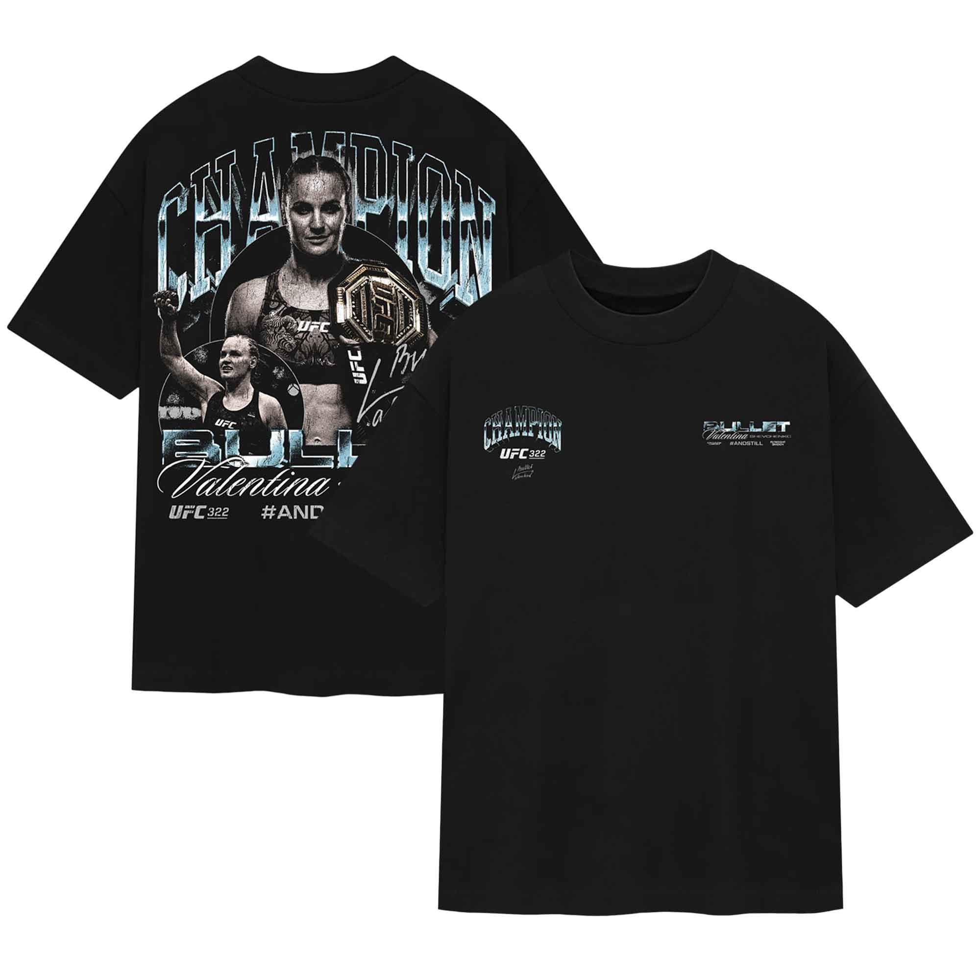 T-shirt Drôle MMA Valentina Bullet Shevchenko - Unisexe, Coton, Plusieurs Tailles Sur Demande
