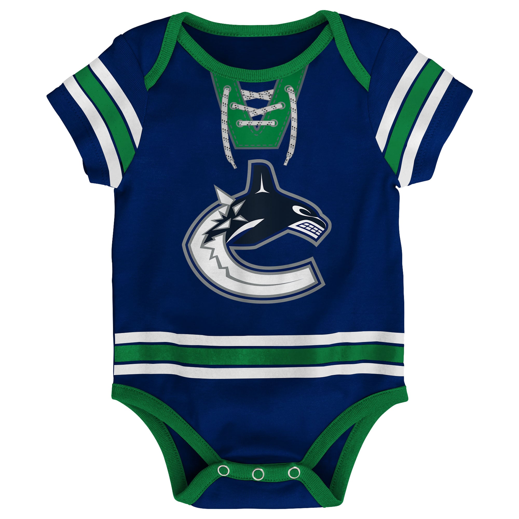 Infant Blue Vancouver Canucks Hockey Jersey Bodysuit