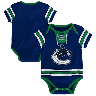 Maillot de hockey bleu pour bébé des Vancouver Canucks