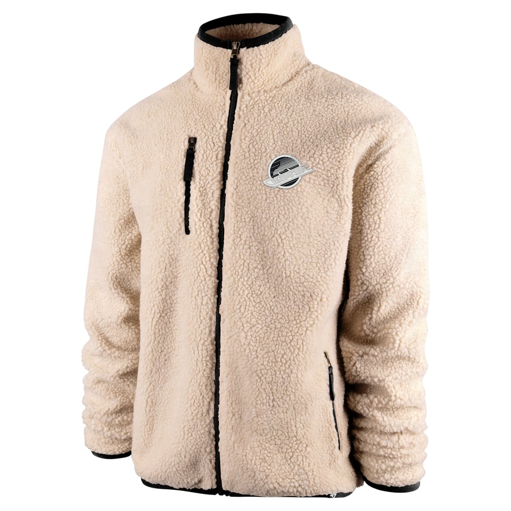 Men's Vancouver Canucks '47 Oatmeal Stowe Sherpa Full-Zip Jacket