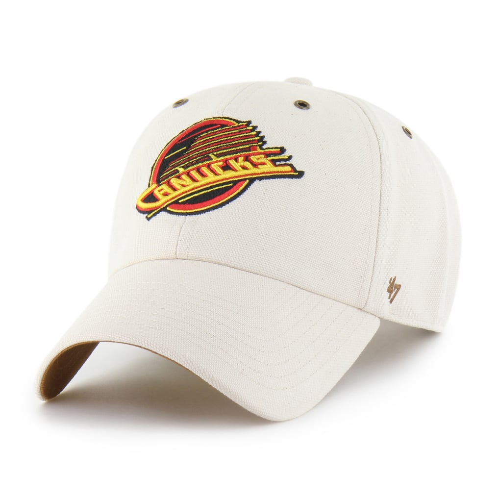 Men's Vancouver Canucks Carhartt x '47 Natural Undyed Clean Up Adjustable Hat