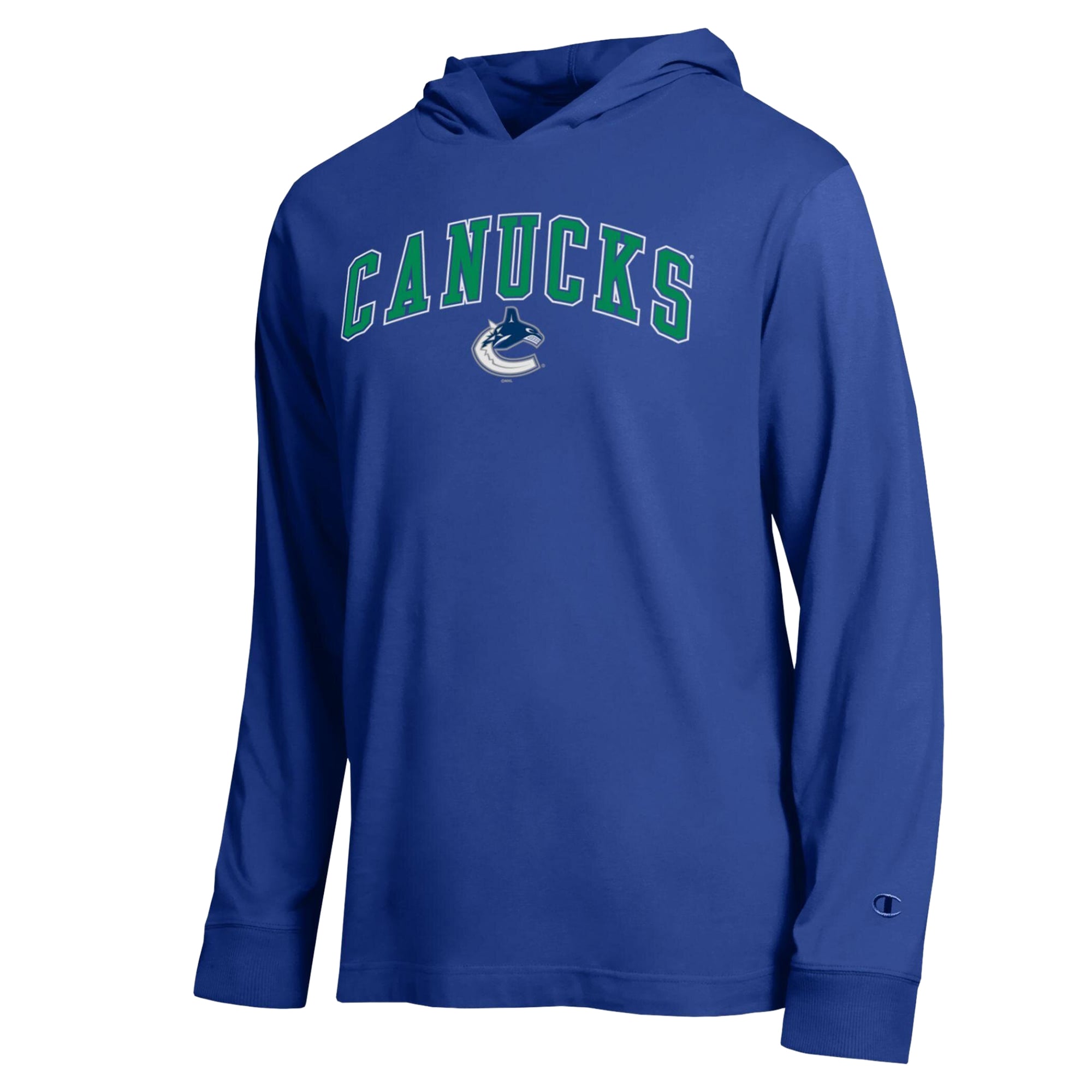 T-shirt à manches longues léger capuche Champion Blue Vancouver Canucks All-Star pour homme
