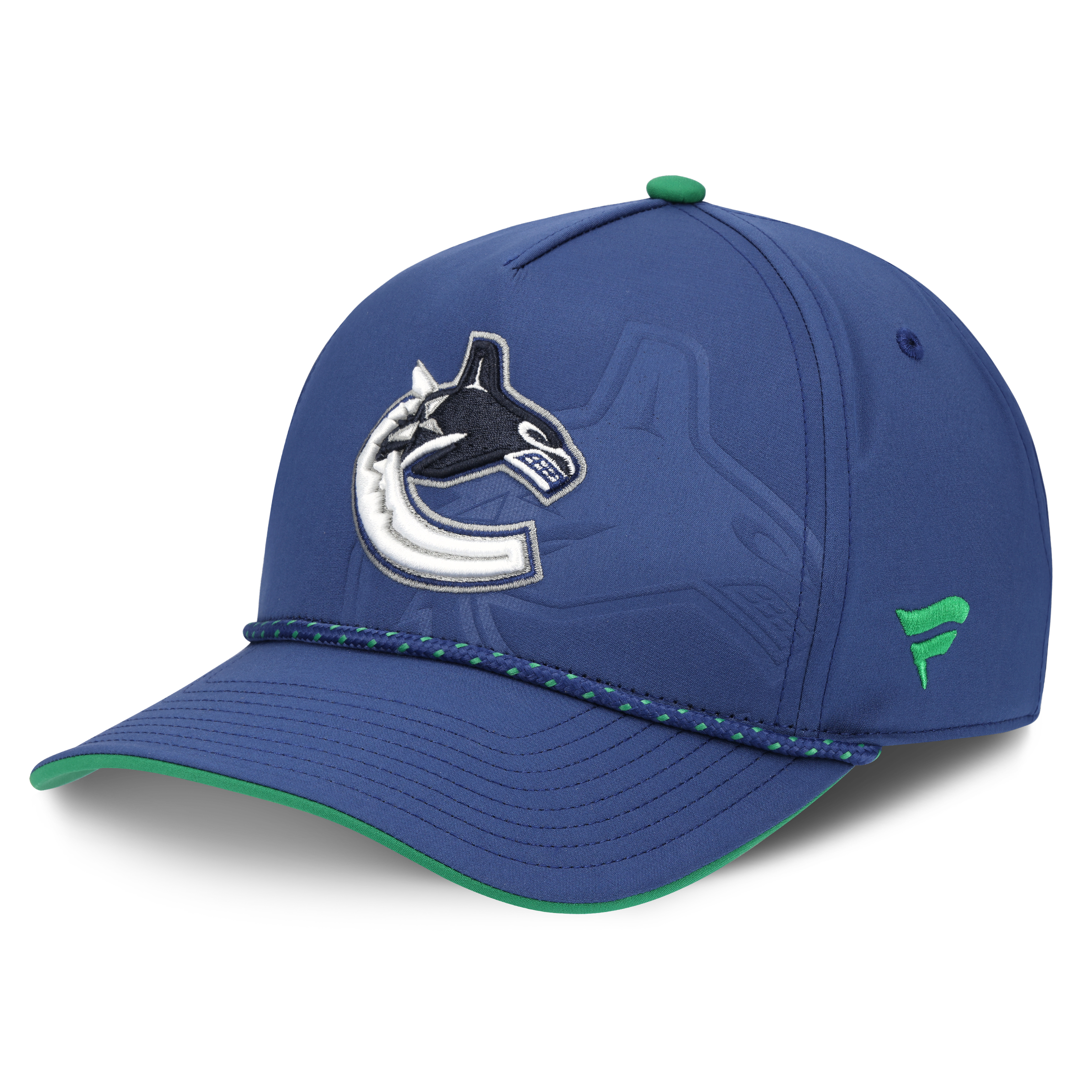 Casquette ajustable Fanatics bleue Vancouver Canucks repêchage 2026 de la LNH pour homme