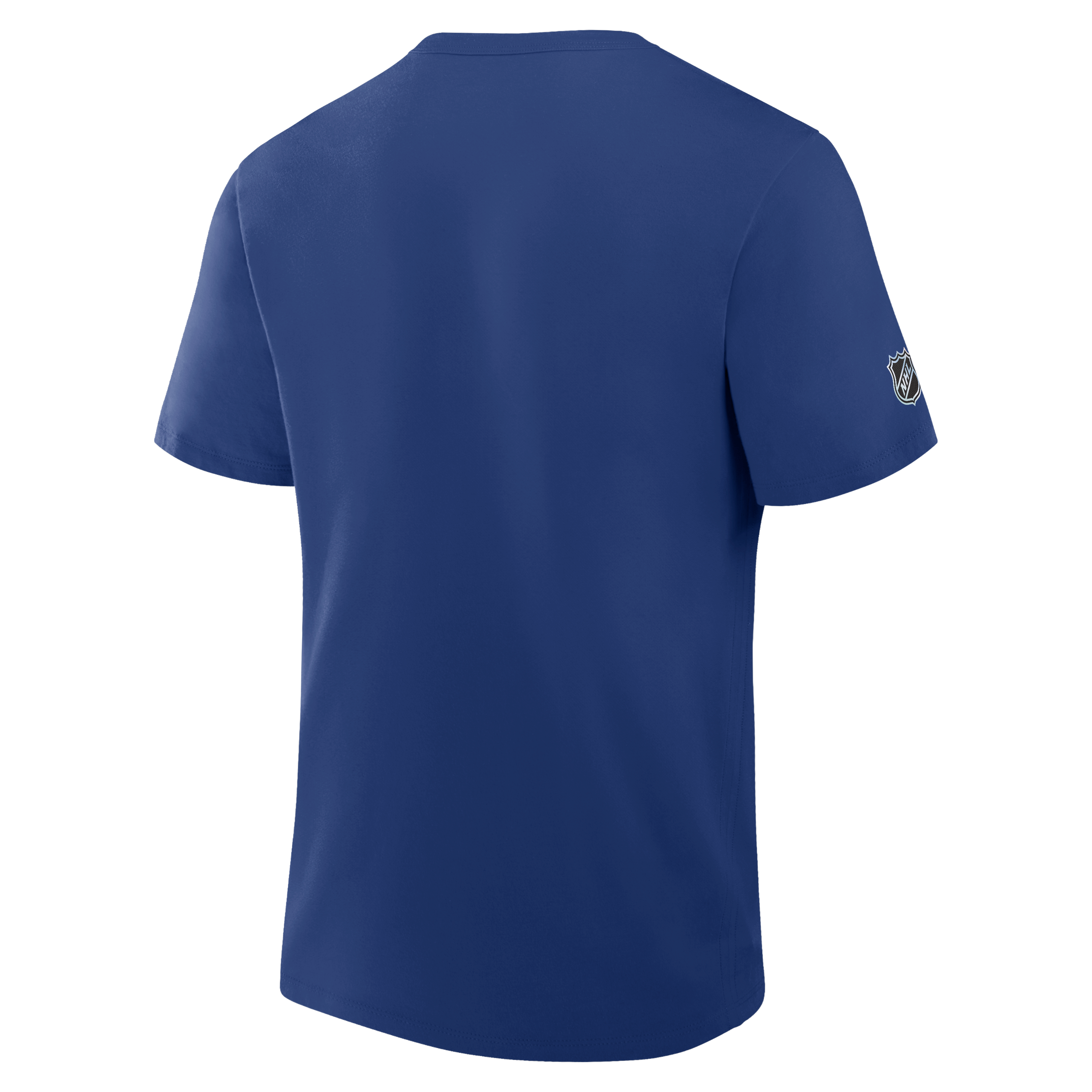 Men's Fanatics Blue Vancouver Canucks Authentic Pro Primary Logo T-Shirt