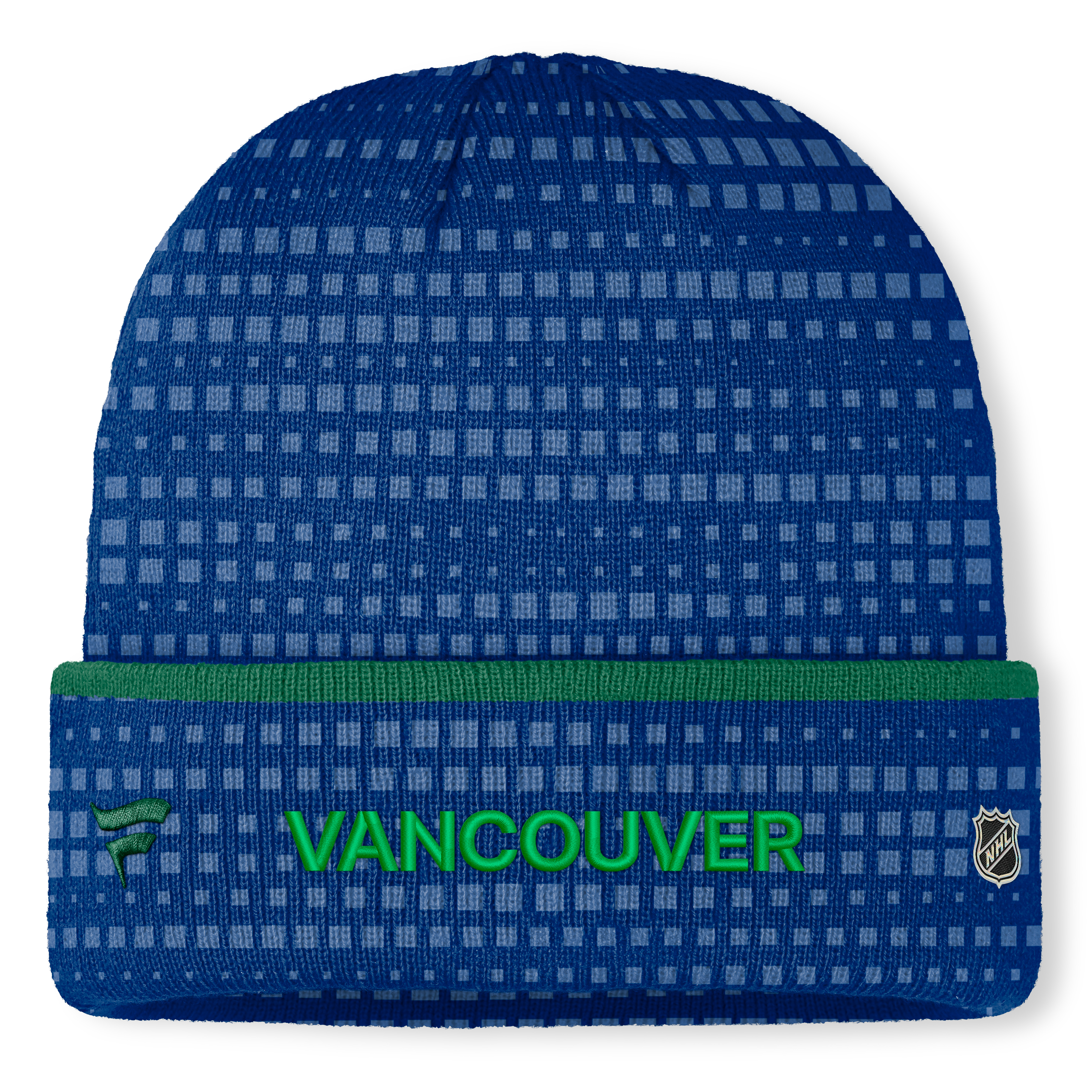 Men's Fanatics Vancouver Canucks Authentic Pro Rink Cuffed Knit Hat