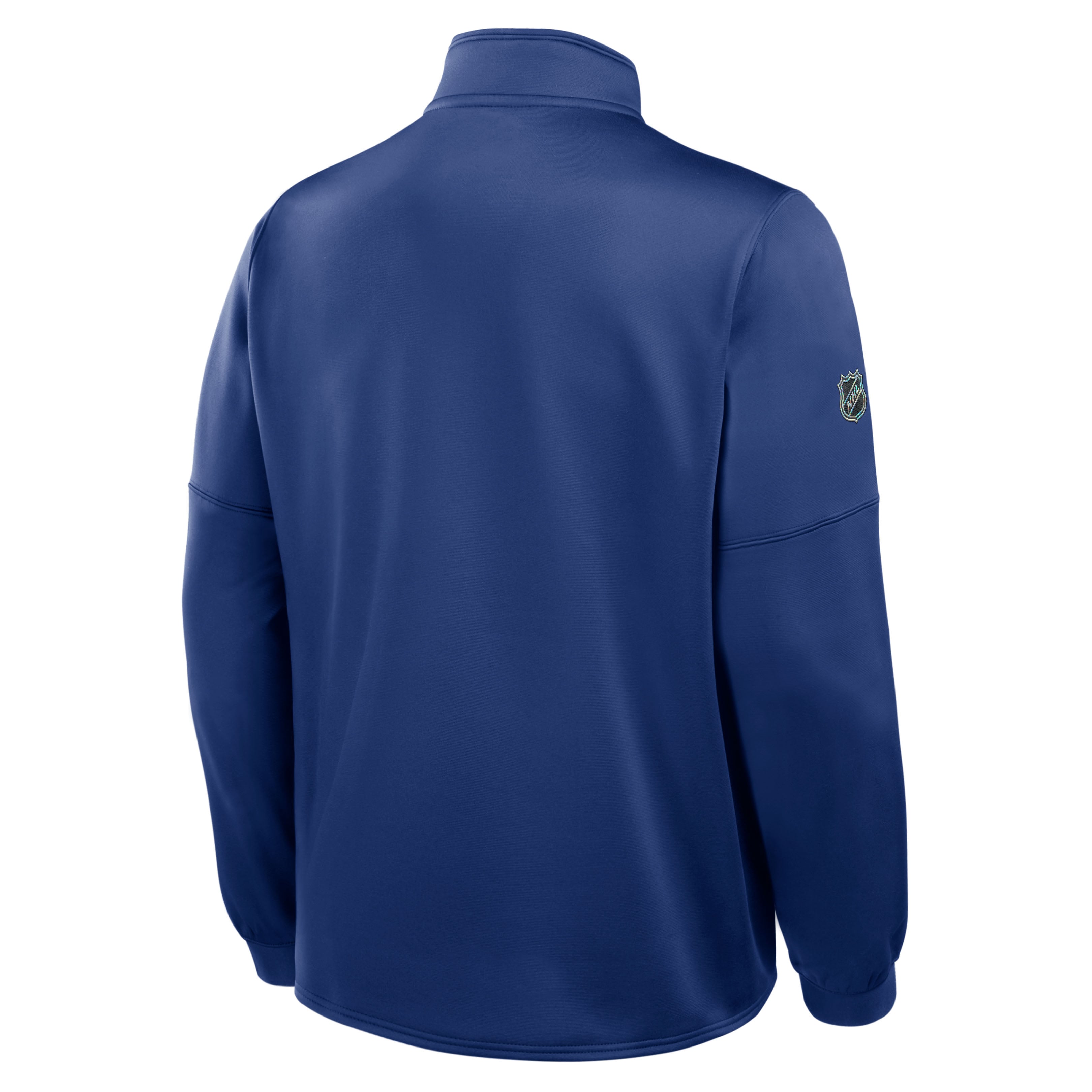 Men's Fanatics Blue Vancouver Canucks Authentic Pro Rink Fleece Full-Zip Jacket