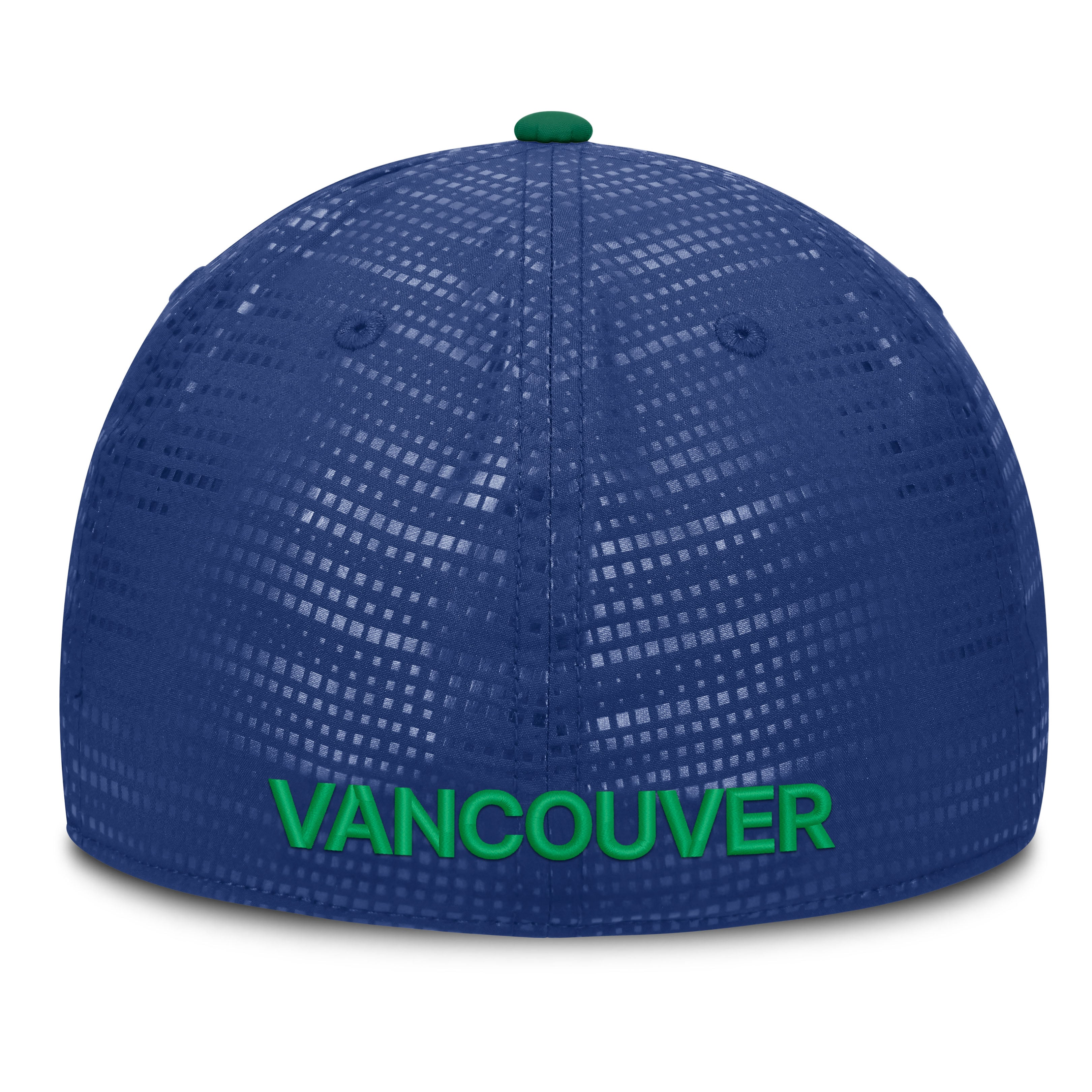 Men's Fanatics Blue Vancouver Canucks Authentic Pro Rink Stretch Fit Hat