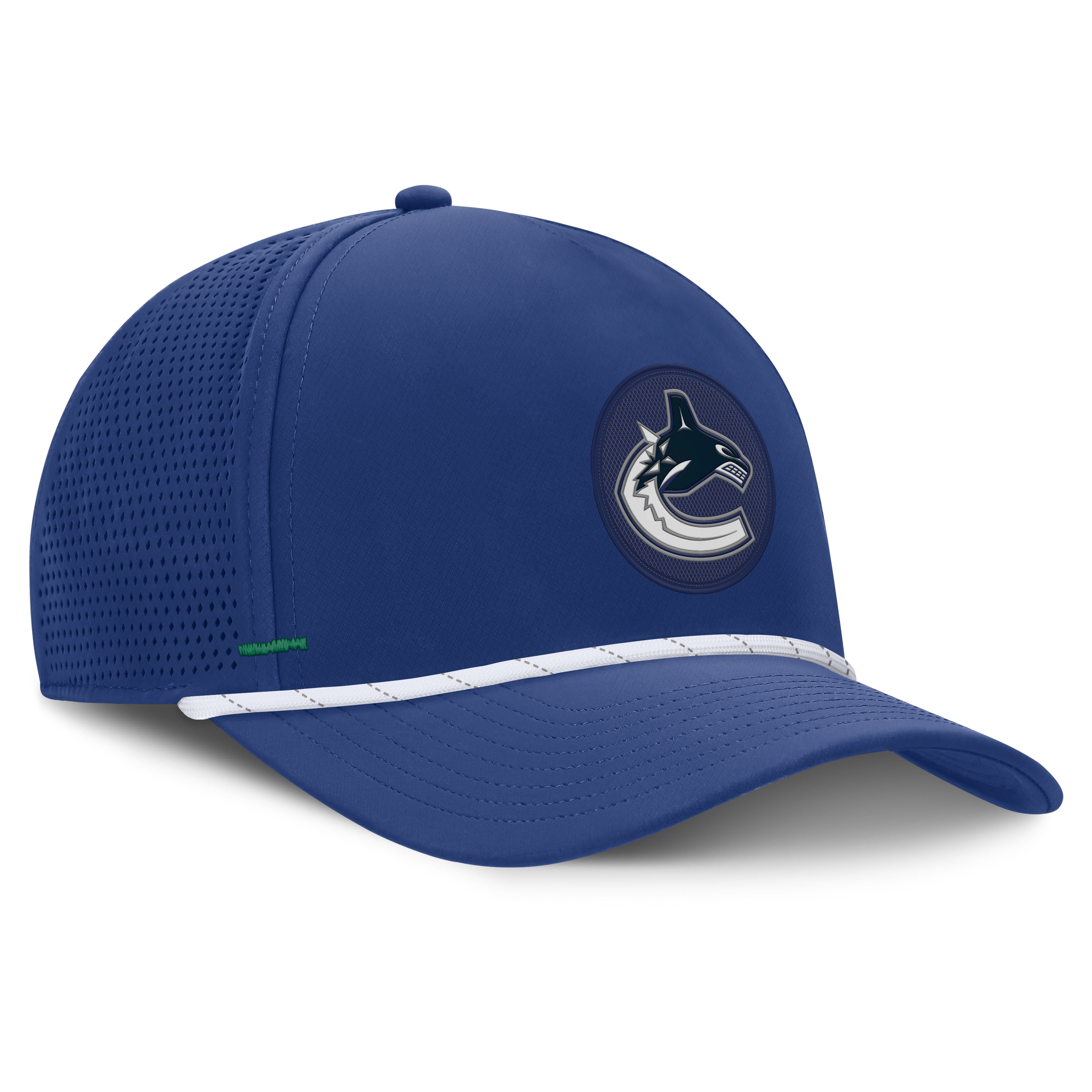 Men's Fanatics Blue Vancouver Canucks Authentic Pro Rink Vented A-Frame Adjustable Hat