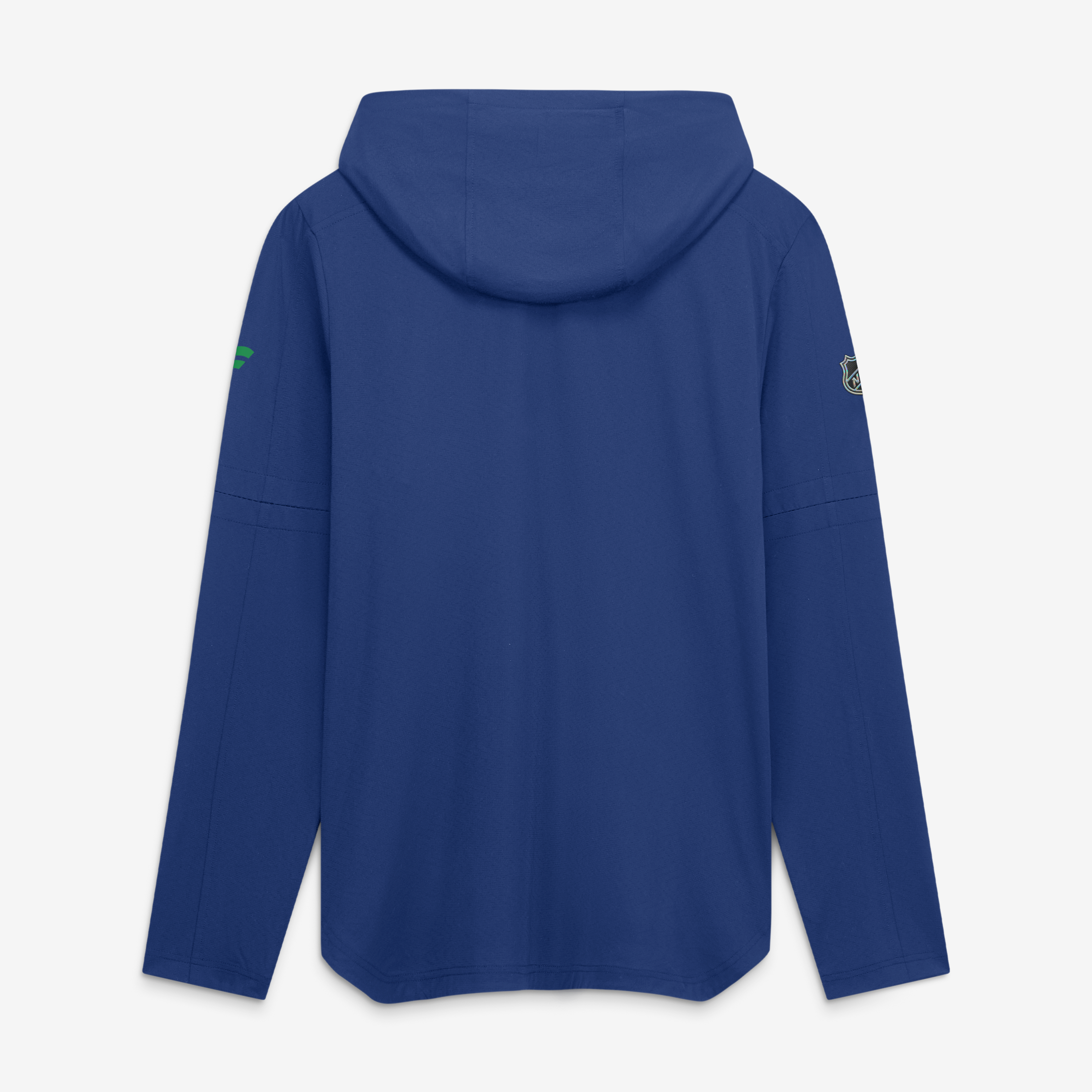 Sweat à capuche léger Fanatics Blue Vancouver Canucks Authentic Pro Train pour homme