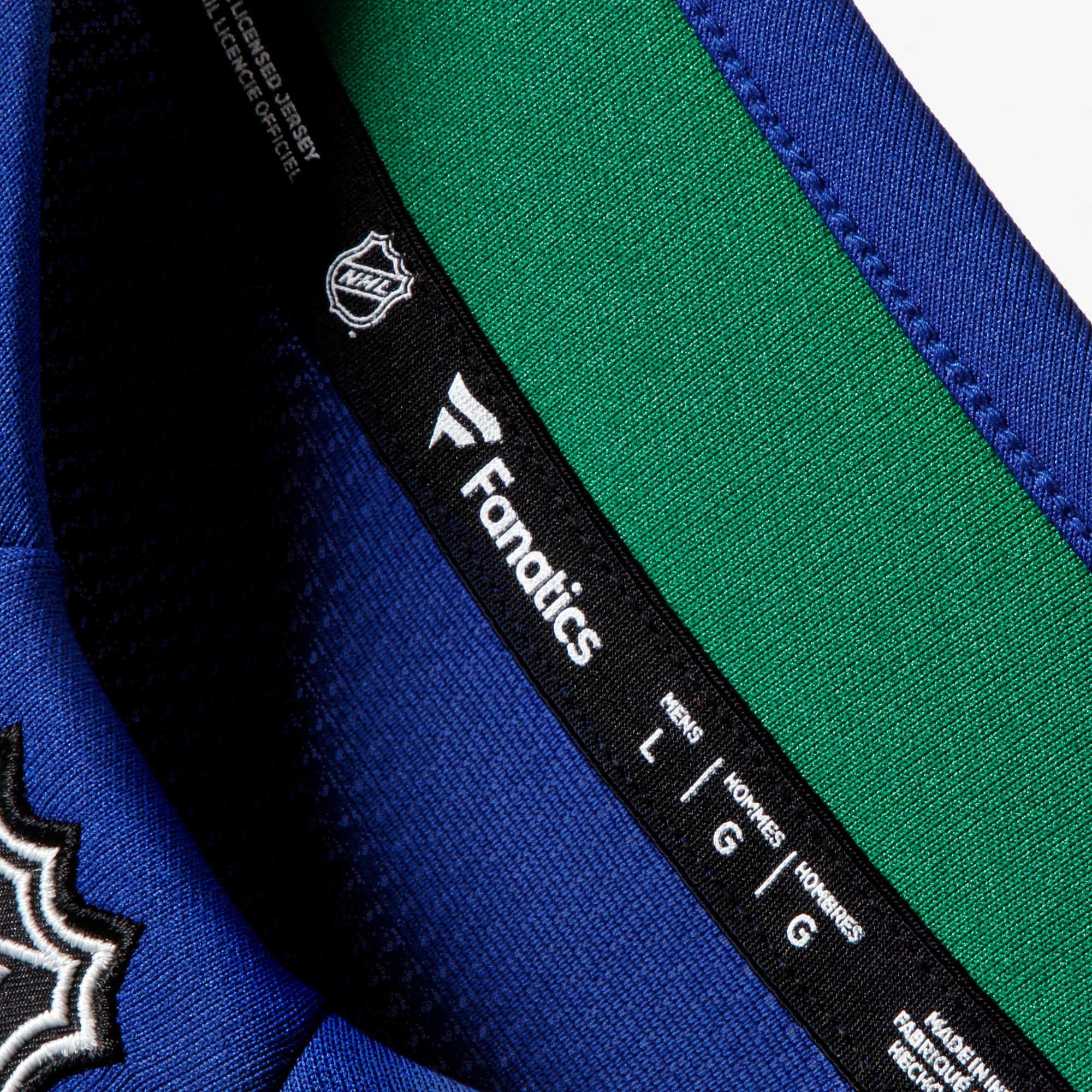 Maillot domicile bleu Breakaway des Canucks de Vancouver pour hommes, Brock Boeser (Fanatics).