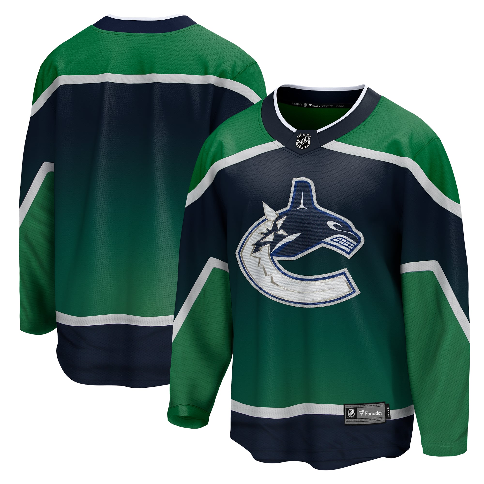 Vancouver Canucks Fanatics - Special Edition Breakaway Jersey - Green