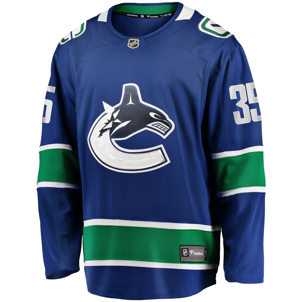 Men's Vancouver Canucks Thatcher Demko Fanatics Blue Home Breakaway - Player Jersey