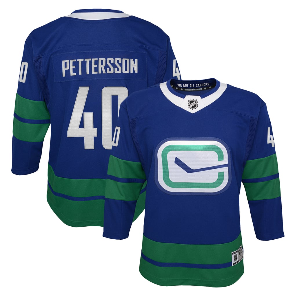 Elias Pettersson Vancouver Canucks Youth 2019/20 Alternate - Premier Player Jersey - Royal