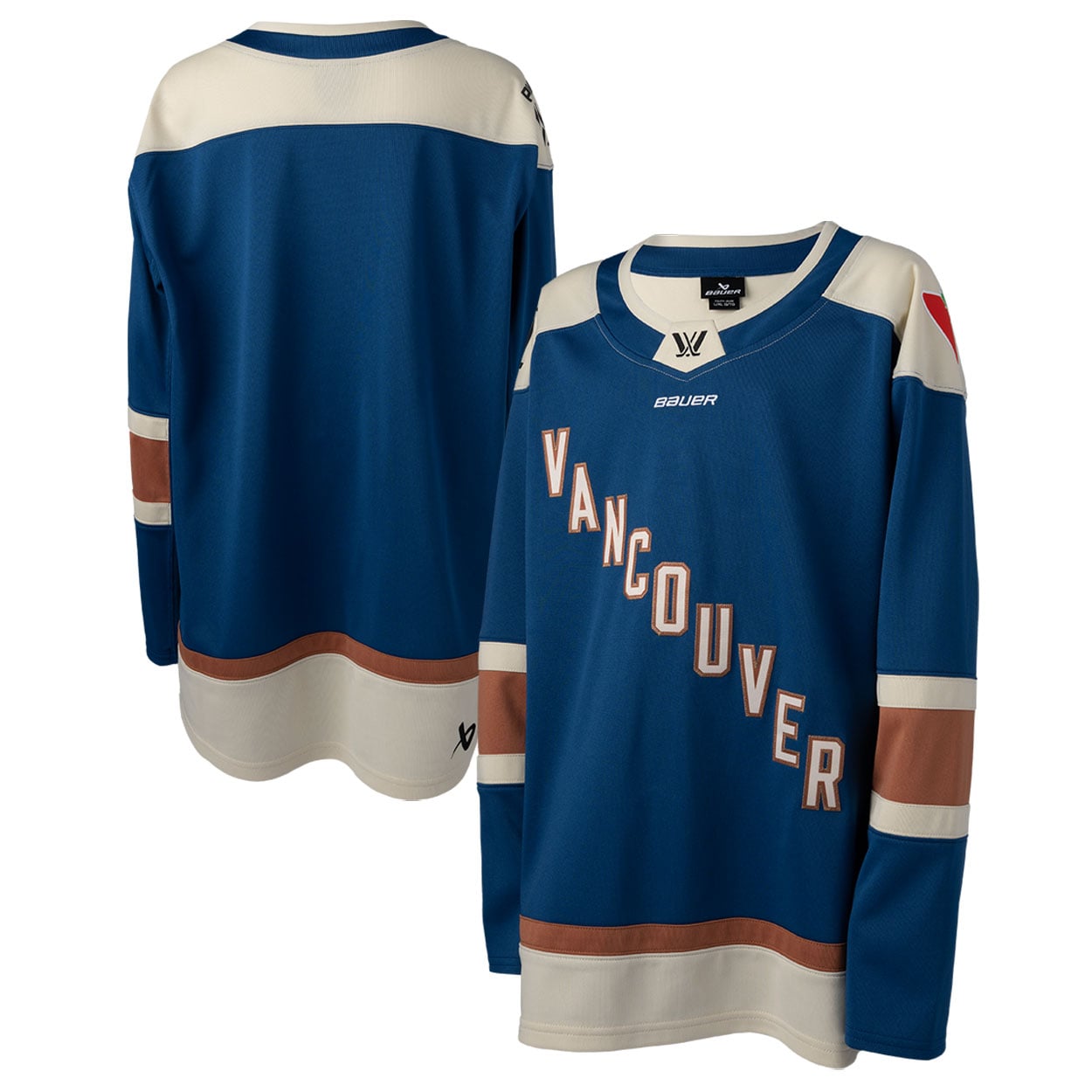 Maillot de hockey réplique bleu pour jeunes la PWHL Vancouver à domicile