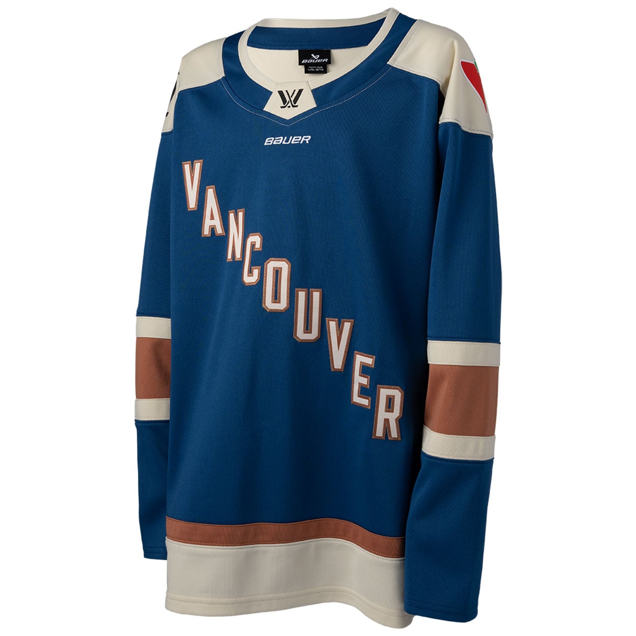 Maillot de hockey réplique bleu pour jeunes la PWHL Vancouver à domicile