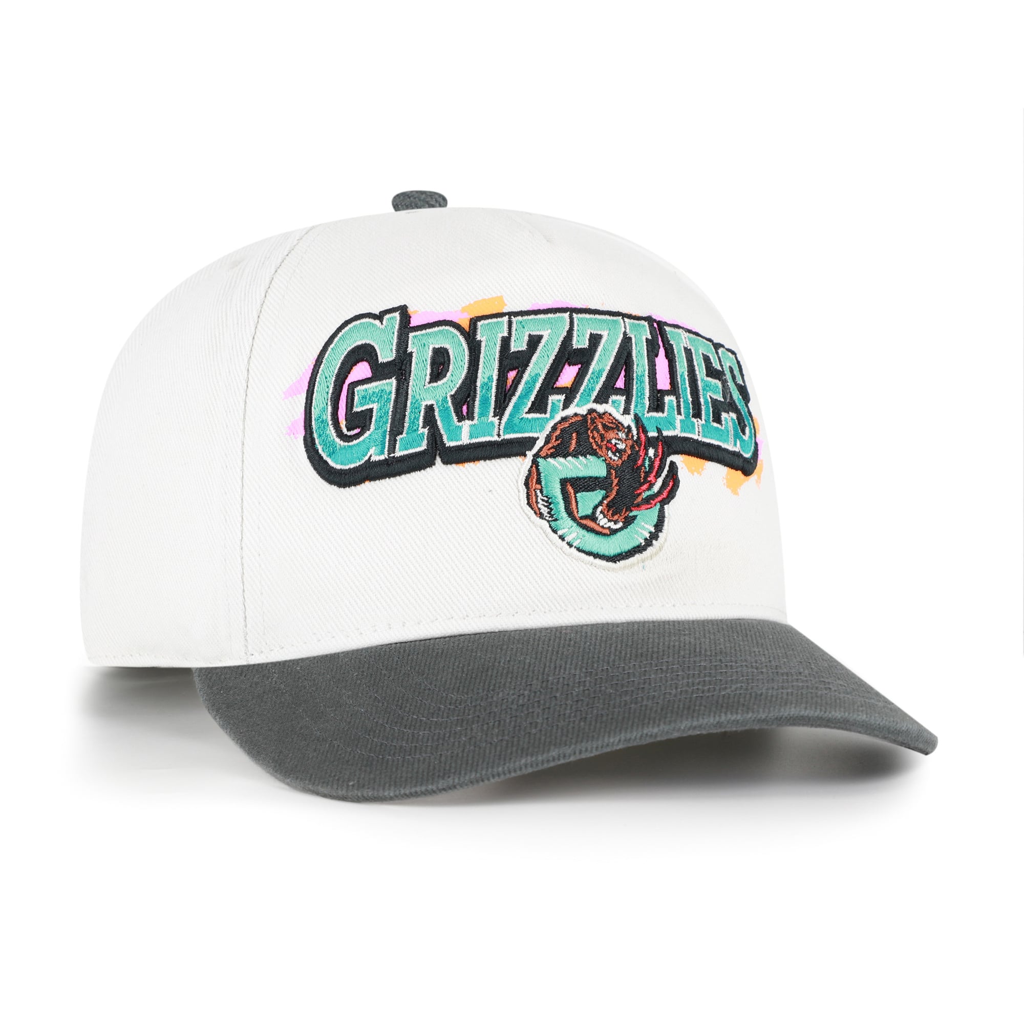 Casquette ajustable pour homme '47 Cream Vancouver Grizzlies Hardwood Classics City Paint Hitch
