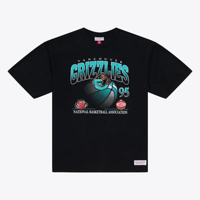  Vancouver Grizzlies Mitchell & NessCore Graphic T-Shirt - Black