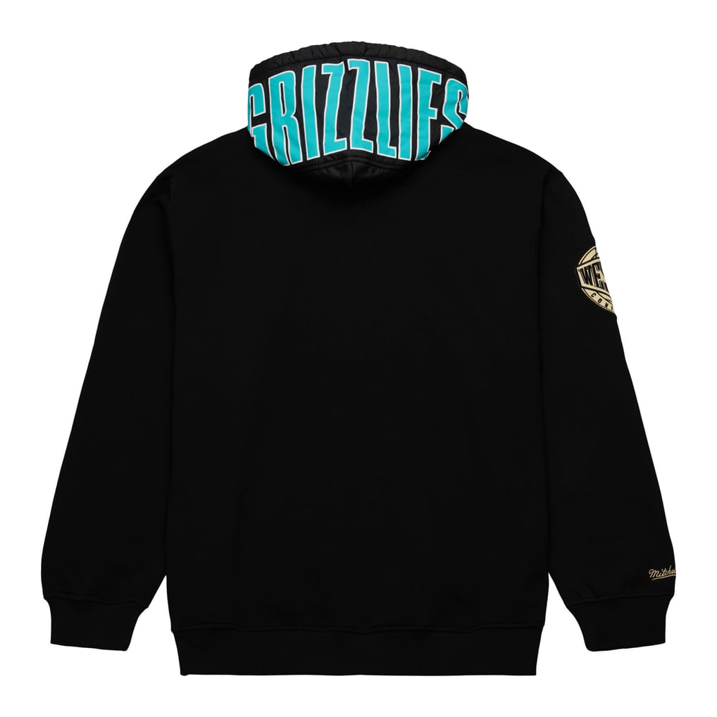 Sweat-shirt Homme Mitchell & Ness Vancouver Grizzlies Noir - Oversize, Col Rond, Neuf