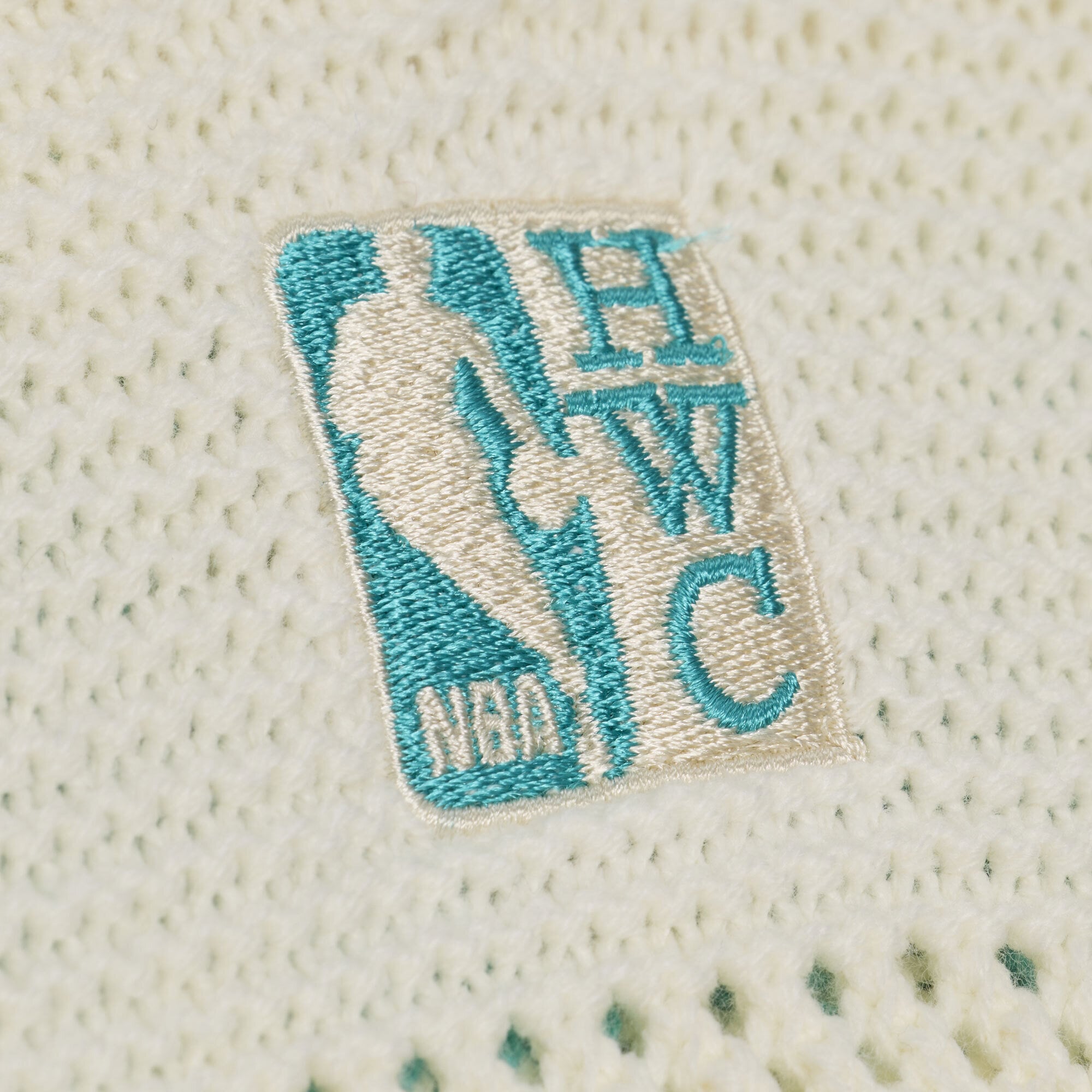 Men's Mitchell & Ness  Cream Vancouver Grizzlies Hardwood Classics Retro Roots Short Sleeve Sweater Jersey