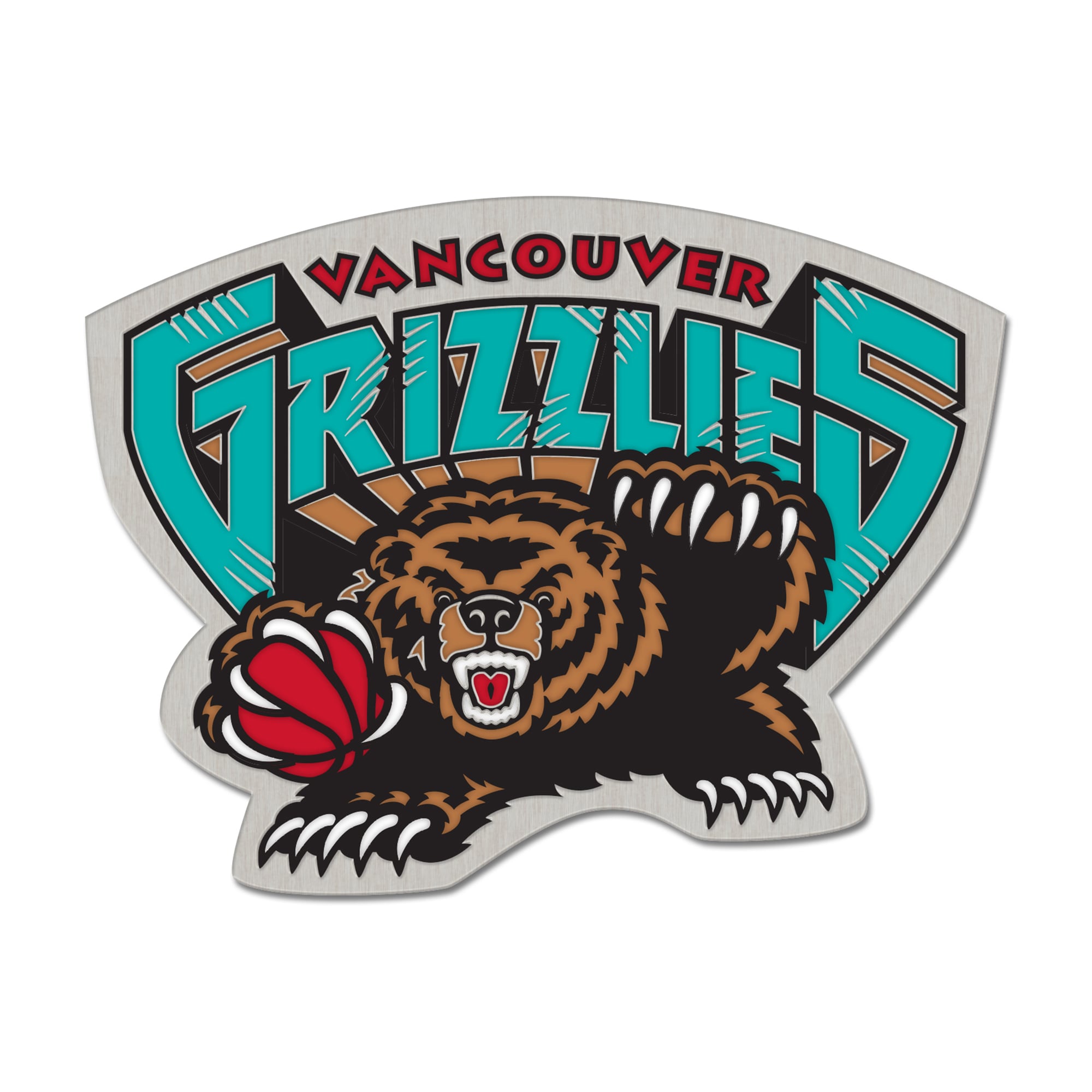 WinCraft Vancouver Grizzlies Hardwood Classics Collector Pin