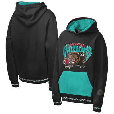 Sweat à Capuche Homme Vancouver Grizzlies - Mitchell & Ness - Noir - Taille Oversize
