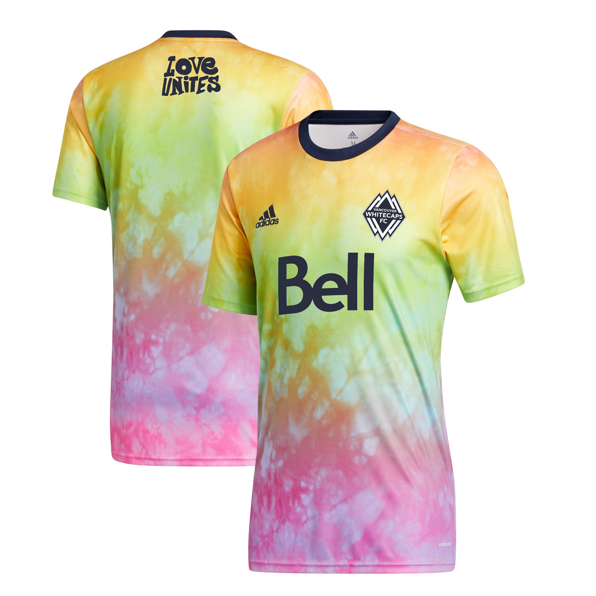 Men's Vancouver Whitecaps FC adidas 2021 - Pride Pre-Match