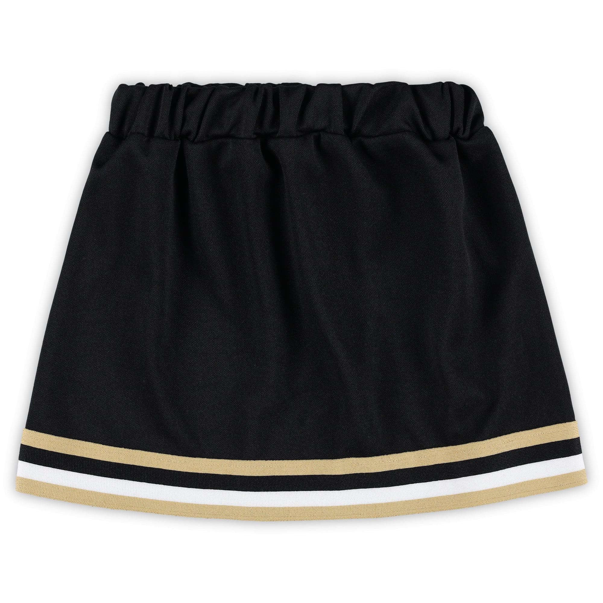 Ensemble de cheerleading deux pièces Little King Black Vanderbilt Commodores pour filles