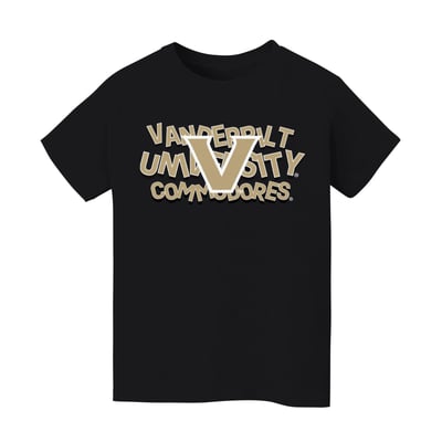 Vanderbilt Commodores Vive La Fete Infant Mascot & Name T-Shirt - Black