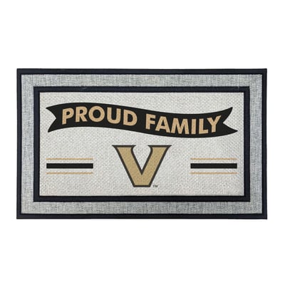 Vanderbilt Commodores Jardine 18" x 30" Proud Family Doormat
