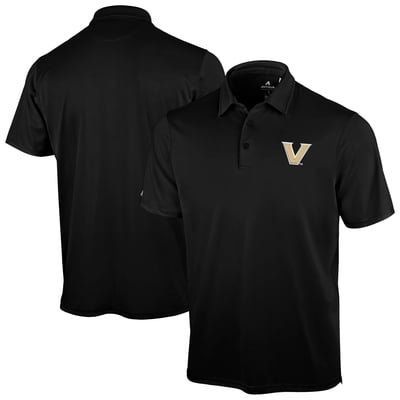 Vanderbilt Commodores Antigua Unshakeable Solid Polo - Black